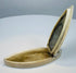 Underside of Georgian navette toothpick case with natural age toning