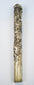 Open socket on a Meiji Japanese carved bone handle or detached sword fitting