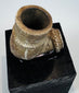 Large African tobacco pipe bowl missing its original wooden or reed stem
