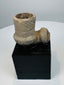 Late Woodland to Early Mississippian stone pipe with engraved geometric decoration