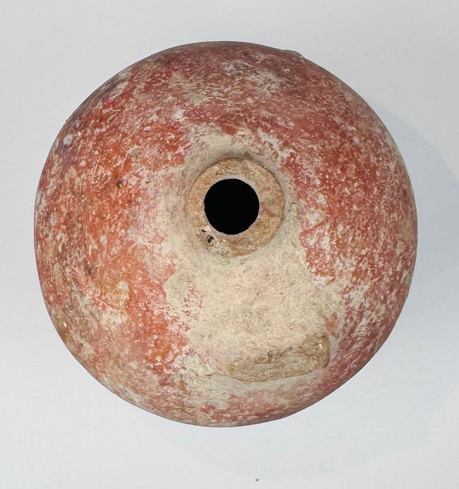 Archaeological Roman terracotta vessel traditionally associated with infant feeding and weaning