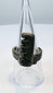 Close-up of an ancient Roman ring key showing four divided locking teeth