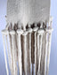 Antique Hopi-attributed rain sash with twisted cords and cornhusk-form tassels