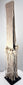 Early 20th-century ceremonial cotton sash with age-related staining and minor fraying
