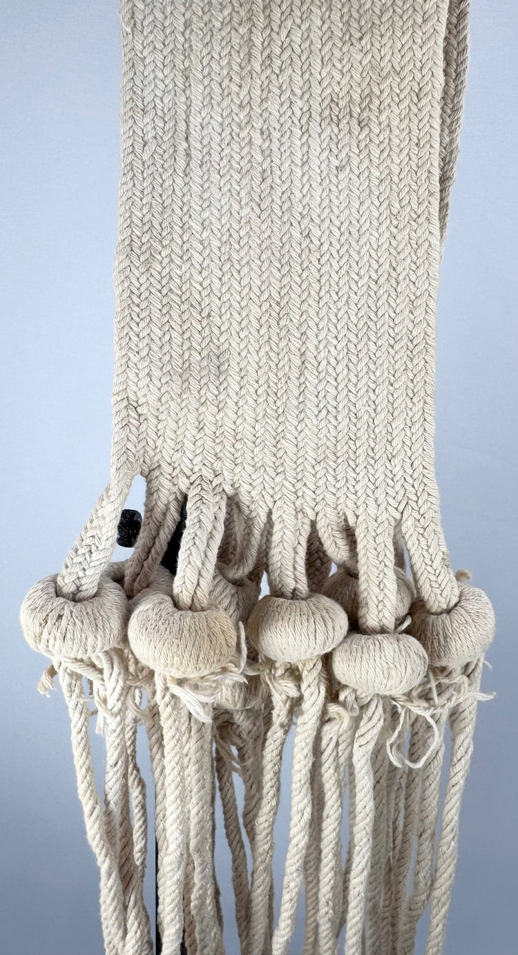 Mounted Hopi-attributed child’s rain sash from an Albuquerque private collection