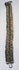 Antique Chinese looped wire chain ornament with dense herringbone-patterned silver-colored metalwork