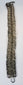 Antique Chinese looped wire chain ornament with dense herringbone-patterned silver-colored metalwork