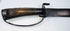 Faceted hardwood grip with historic insect damage on a Colonial North American sidearm