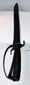 Wrought-iron D-shaped knuckle bow protecting the hilt of an early American backsword