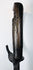 Aged forged steel blade displaying dark patination, oxidation, pitting and tooling marks