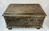 Antique Northern Italian Renaissance valuables chest with sculpted narrative scenes and classical motifs