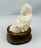Late 1800s Laughing Buddha figurine with polished finish and robe detailing