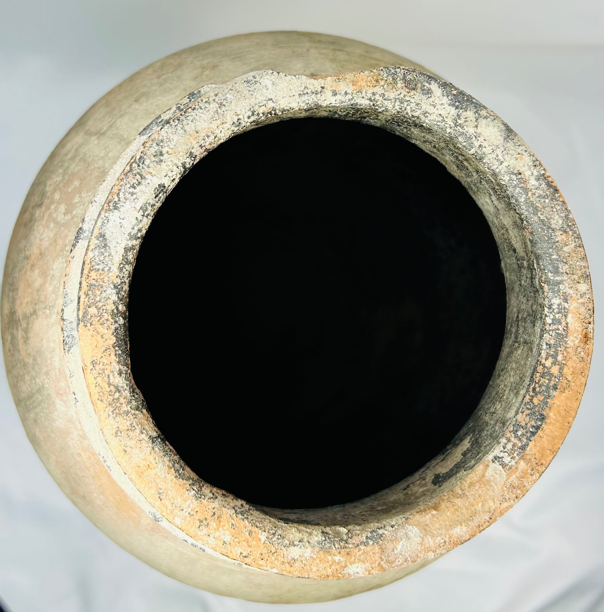 Historic terracotta amphora from the Aegean region displaying centuries-old maritime aging