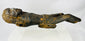 Antique Spanish Colonial religious sculpture with traces of original polychrome