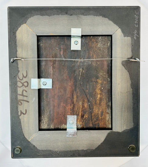 Sacred Russian icon art featuring Saint Zosima and Saint Savvaty in blessing posture