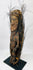 Museum-quality Sepik ancestor figure mounted on display base with cultural detailing