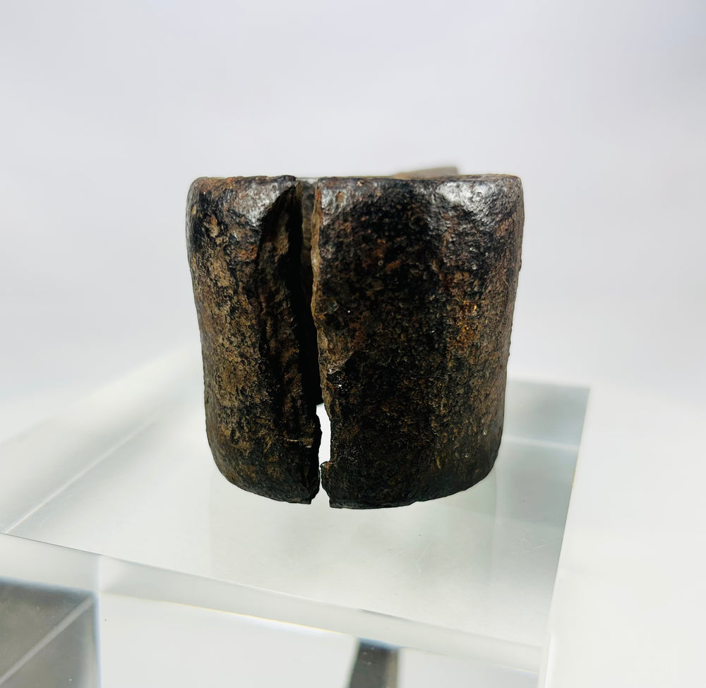 Forged iron Indigenous trade axe head from North American Fur Trade era