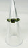 Authentic Roman Empire bronze finger ring with oval garnet stone centerpiece
