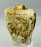 Museum-quality Near Eastern carved stone amulet with chalky burial toning
