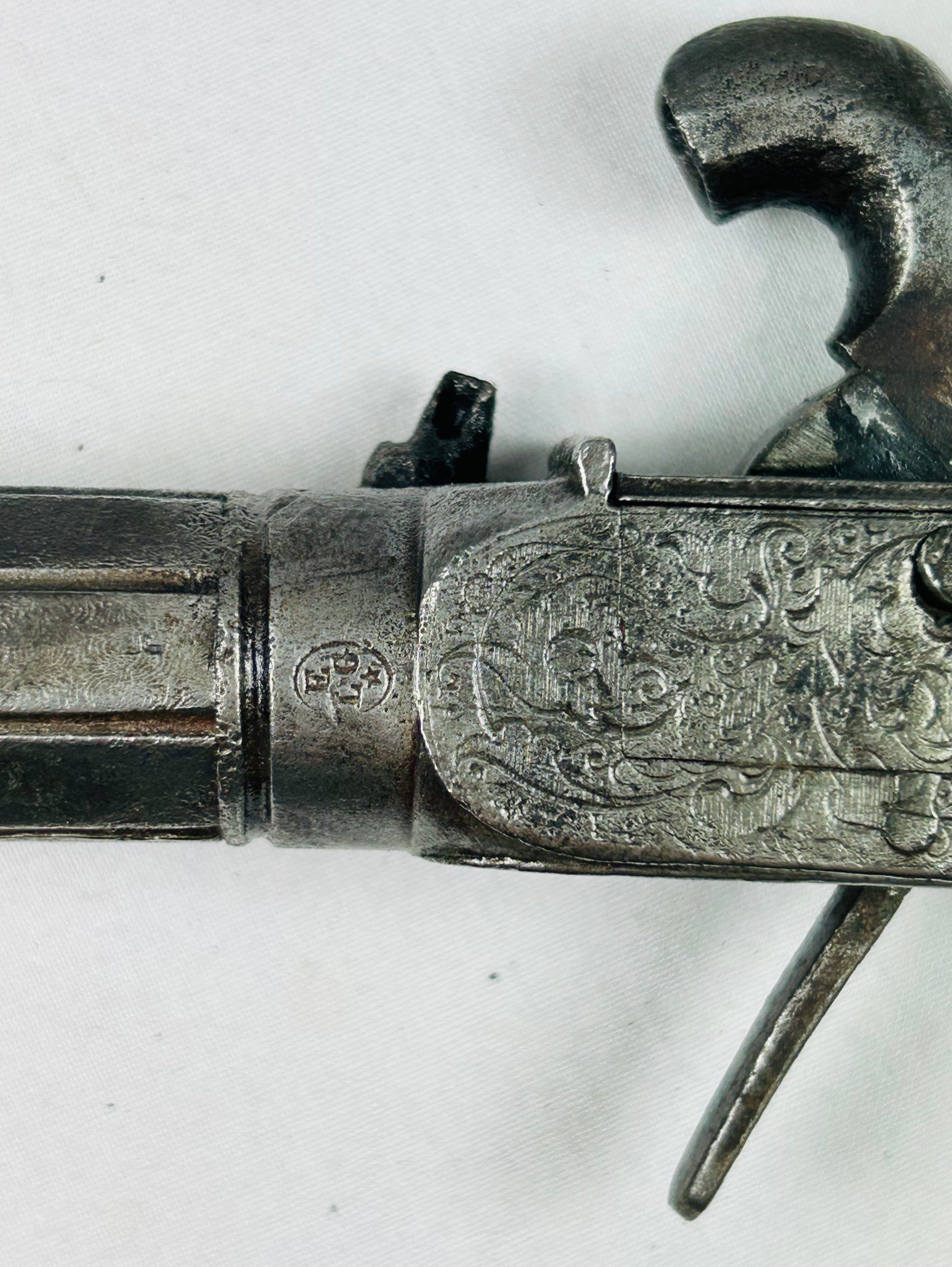 Extremely rare Continental European disguised defense set with percussion pistol and dagger