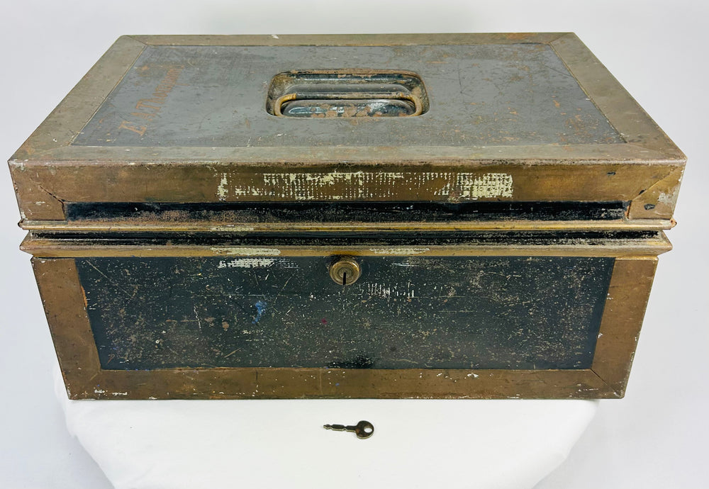 E.A. Thompson named iron strongbox with Royal Navy, Civil War, and WWI provenance