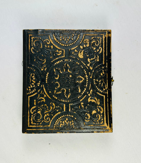 Historic iron strongbox filled with original 19th–20th century family military history