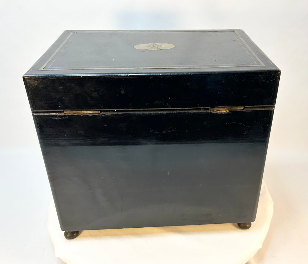 Historical physician’s apothecary chest showing rare surviving pharmaceutical collection