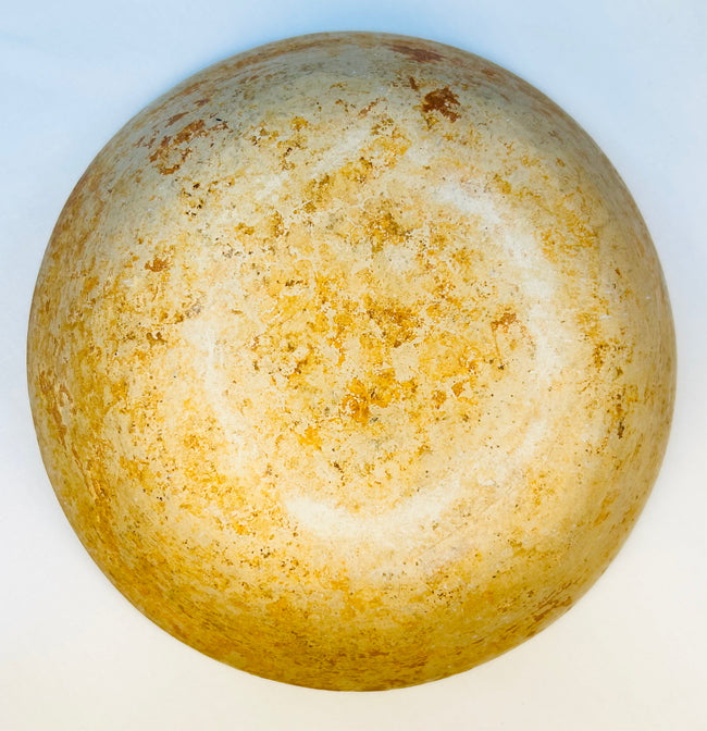 Ancient West Mexico archaeological pottery bowl photographed underside view
