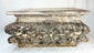 Historic architectural salvage piece with floral and foliate carving, later adapted as stand