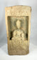 Authentic Northern Wei Buddhist architectural brick with seated Buddha