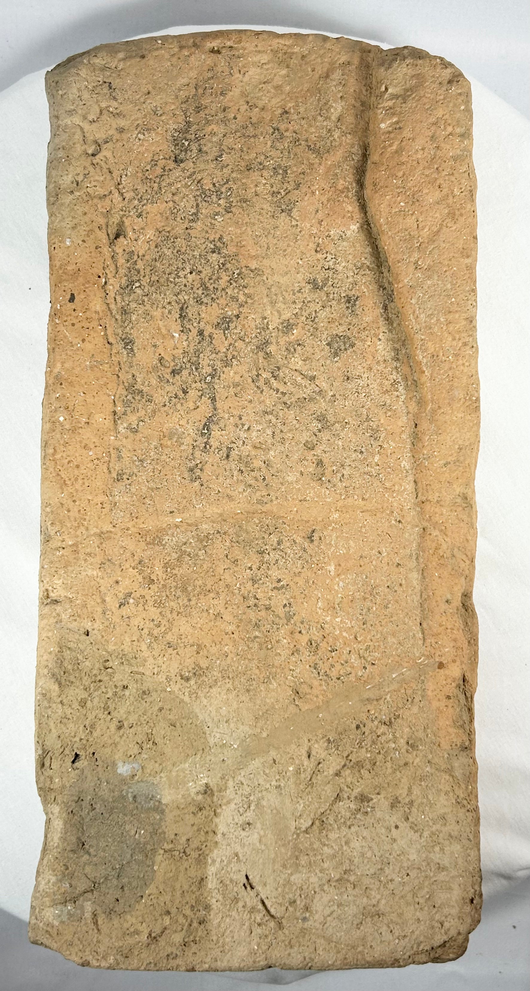 Northern Wei Buddhist sculpture brick with traces of pigment
