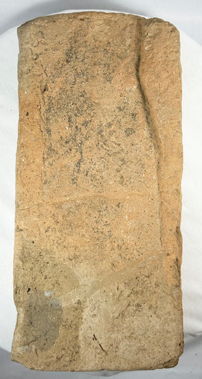 Northern Wei Buddhist sculpture brick with traces of pigment