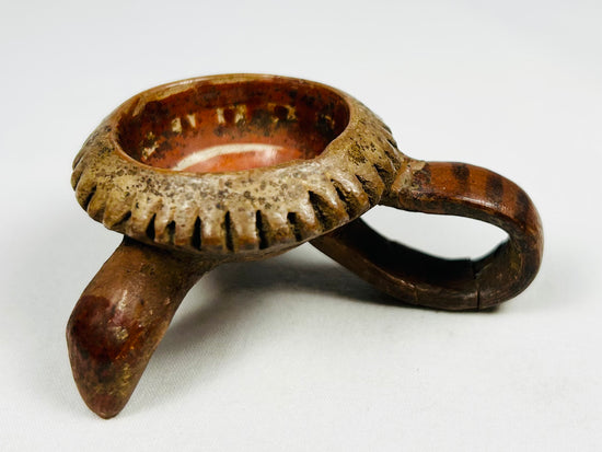 Pre-Columbian Jalisco or Nayarit tripod ceremonial vessel