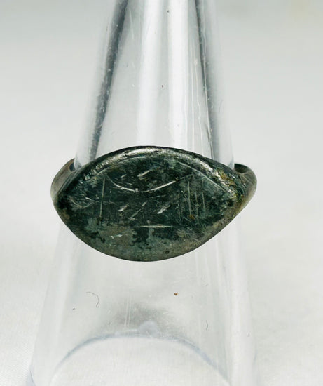 Authentic Roman and Medieval bronze rings group with historical wear