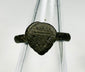 Ancient bronze signet and band rings from Europe with green patina