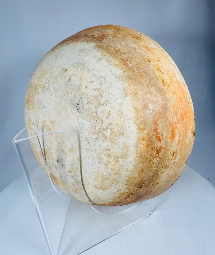 Wide shallow Pre-Columbian terracotta vessel with hand-formed construction and earthen tones.