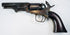 1859 Colt Model 1849 Pocket Revolver displaying its compact frame, five-shot cylinder, curved trigger, and octagonal barrel.