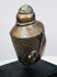 Antique Buddhist devotional head with ornate crown, ushnisha, and tranquil expression
