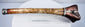Tibetan Buddhist human bone kangling ceremonial trumpet with intricate dragon carving, late 19th to early 20th century