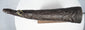 Authentic Tibetan ritual horn from the Himalayan region, carved with symbolic details and used in purification ceremonies.