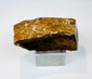 Underside angle of the limestone fragment reportedly collected at the Great Pyramid of Giza during an early 20th-century journey to Egypt.