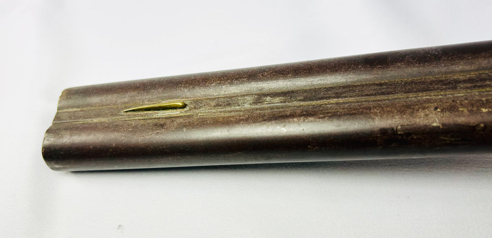 Antique French sporting shotgun demonstrating early cartridge ignition systems