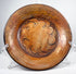 Front view of Greater Nicoya Pre-Columbian ceramic bowl with dotted radial and scrolling painted motifs
