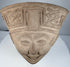 Pre-Columbian Veracruz Sonriente terracotta head fragment with expressive features, circa 600–900 CE