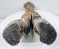 Large prehistoric bison lower limb and foot from Doggerland with natural marine sediment patination