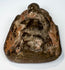 Sandstone Ganesha votive from South India with mineral accretions and evidence of prolonged handling