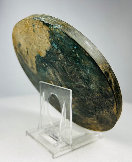 Antique Chinese mirror with classic Tang Dynasty inspired design