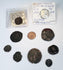 Ancient and medieval coin collection with Roman, Elymaean and Neapolitan issues alongside original collector documentation.