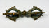 Himalayan bronze phurba dagger with accompanying double vajra