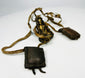 Tibetan Gau shrine amulet with leather protective housing